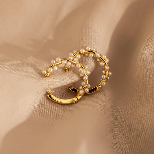 Nerissa Pearl Hoops