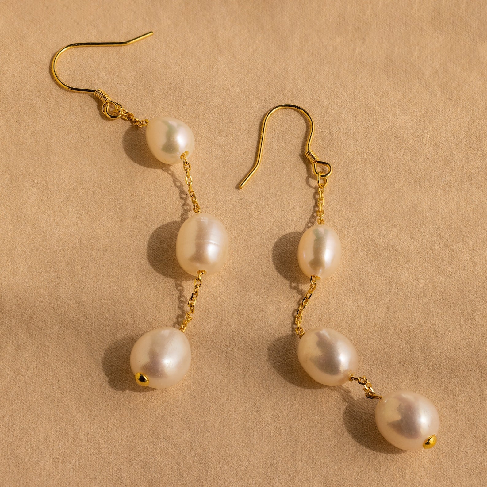 Pearl Cascade Earrings