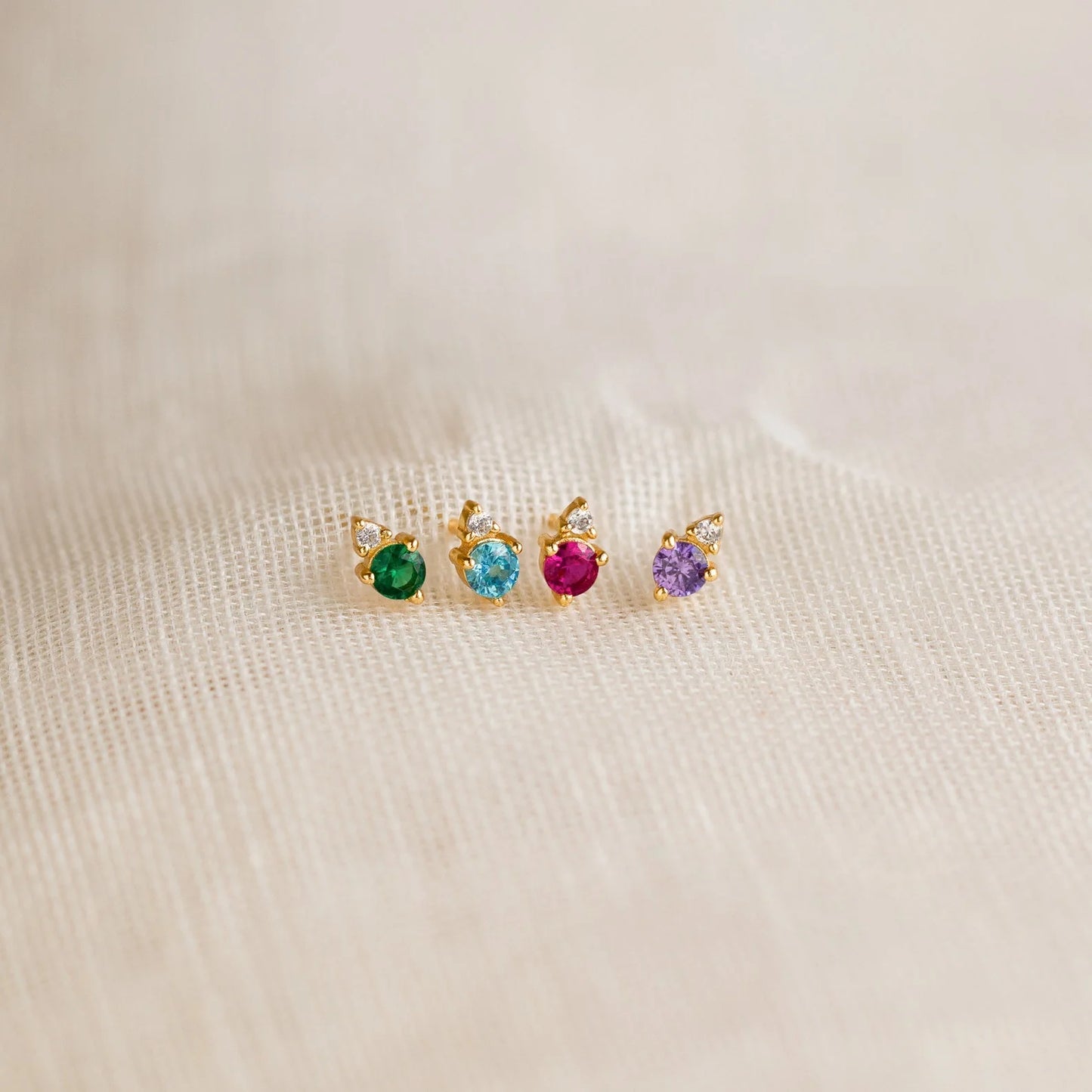 Divine Birthstone Studs