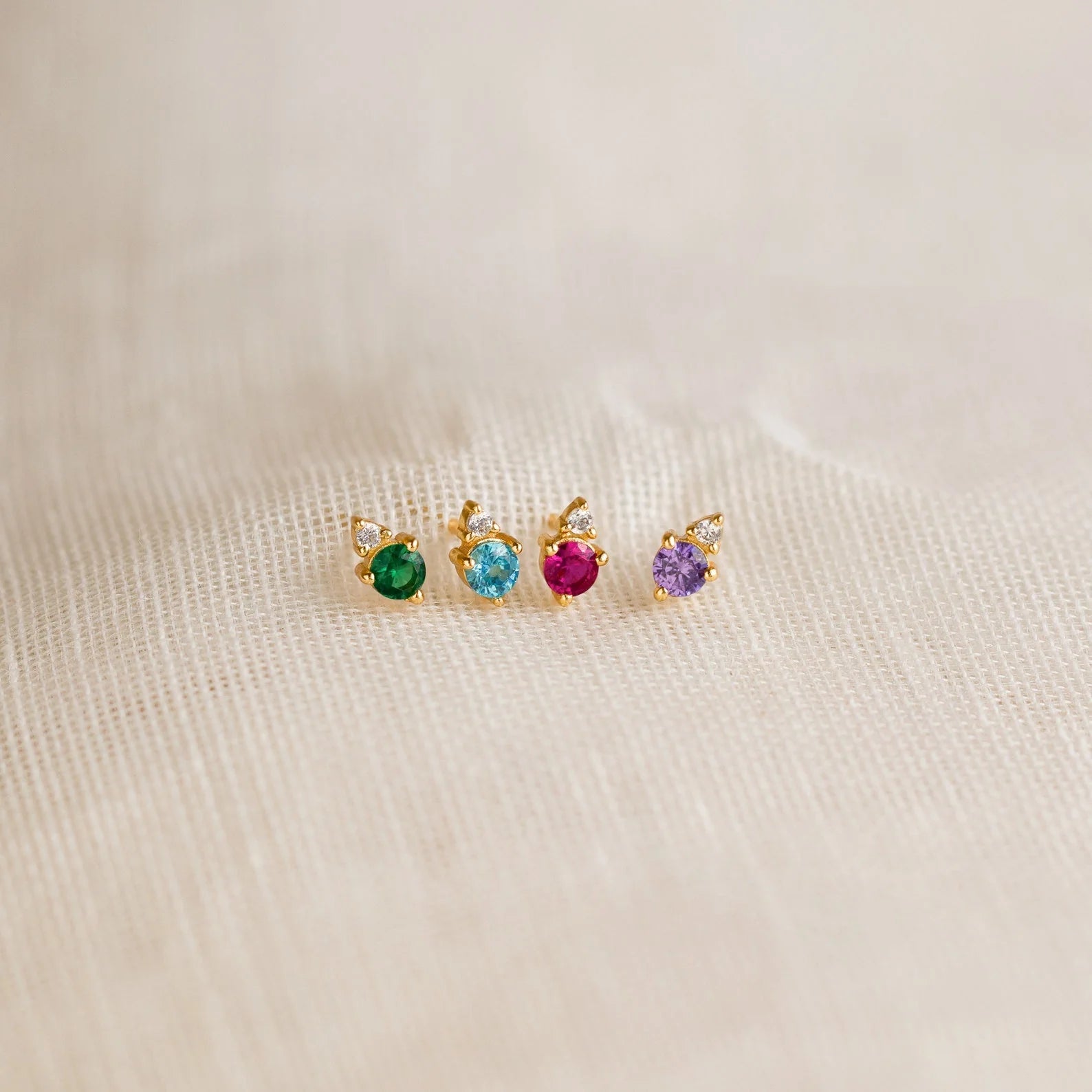 Divine Birthstone Studs
