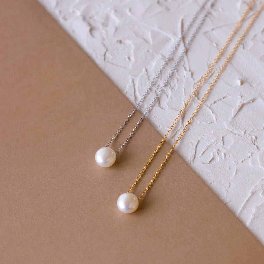 Luna Marina Pearl Necklace