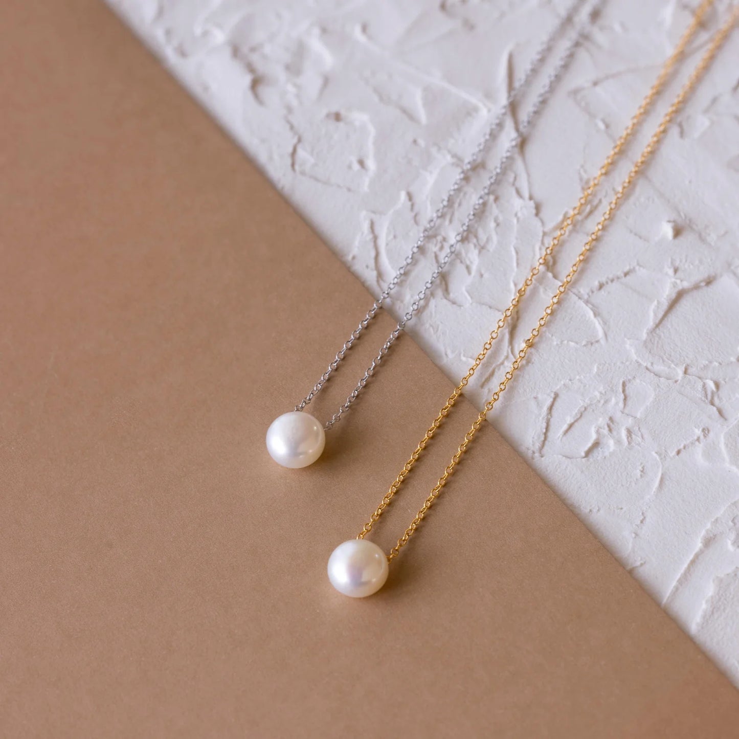 Luna Marina Pearl Necklace