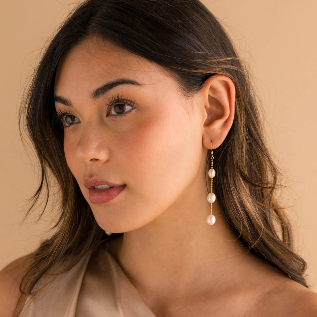 Pearl Cascade Earrings