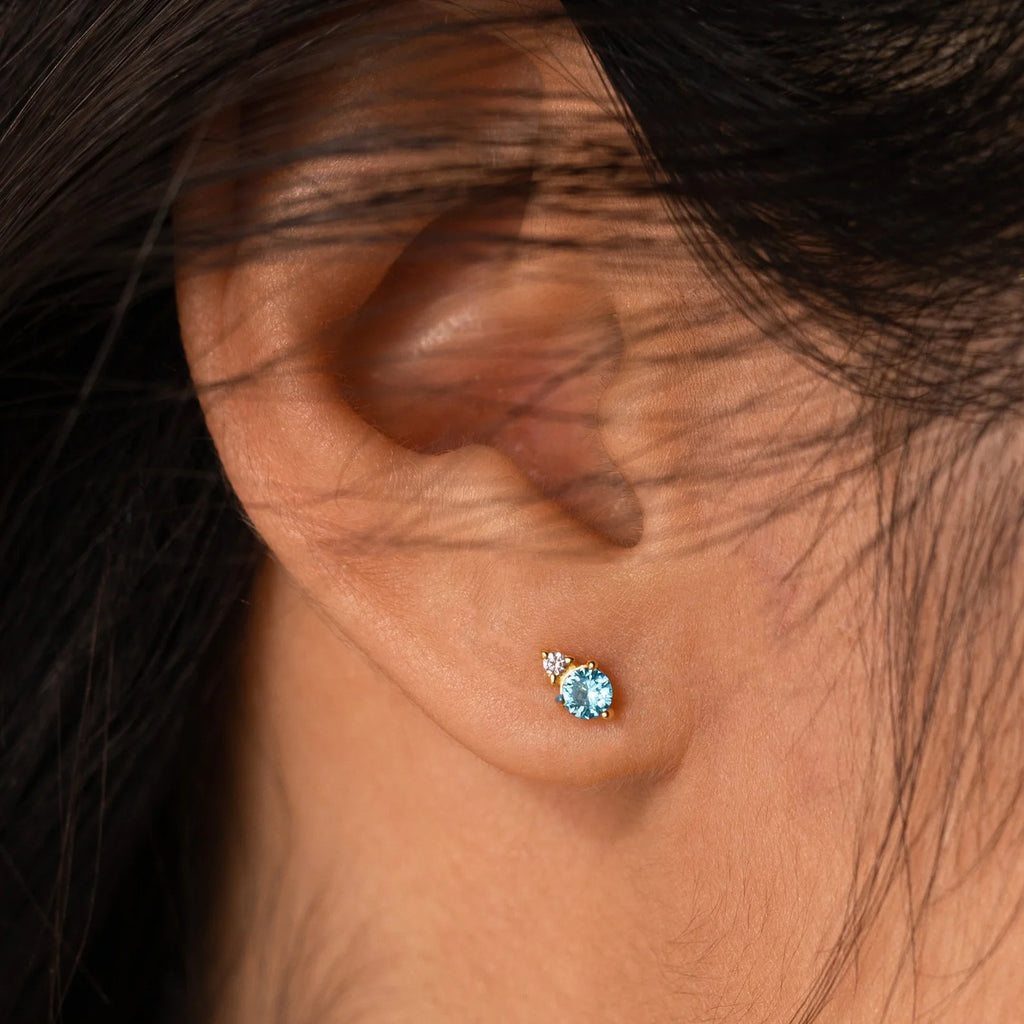 Divine Birthstone Studs