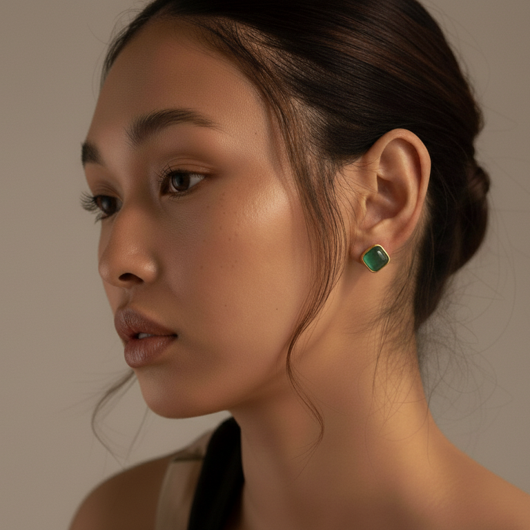 Serelle Jade Studs