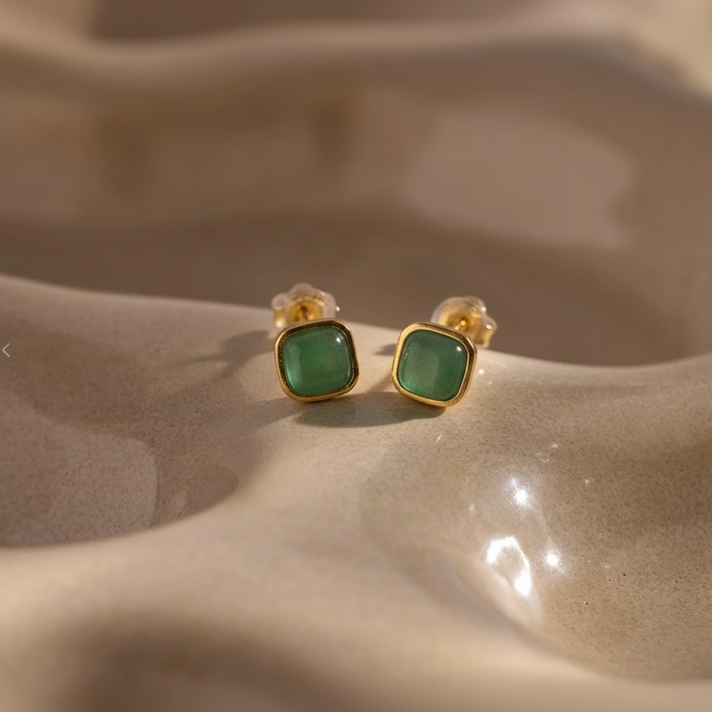 Serelle Jade Studs