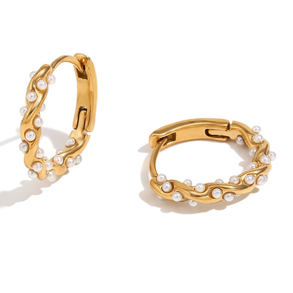 Nerissa Pearl Hoops