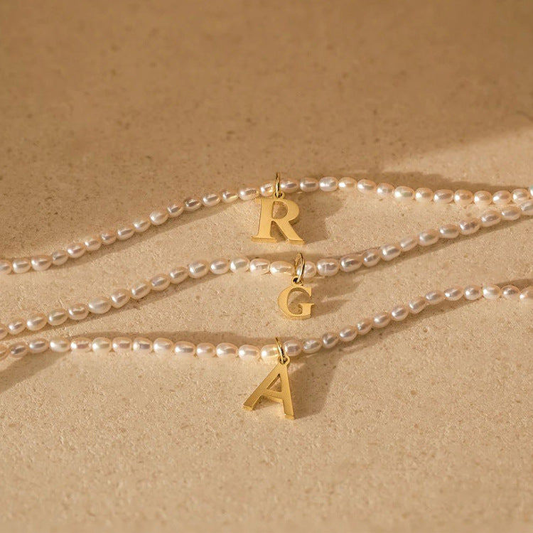 Sélune Initial Necklace